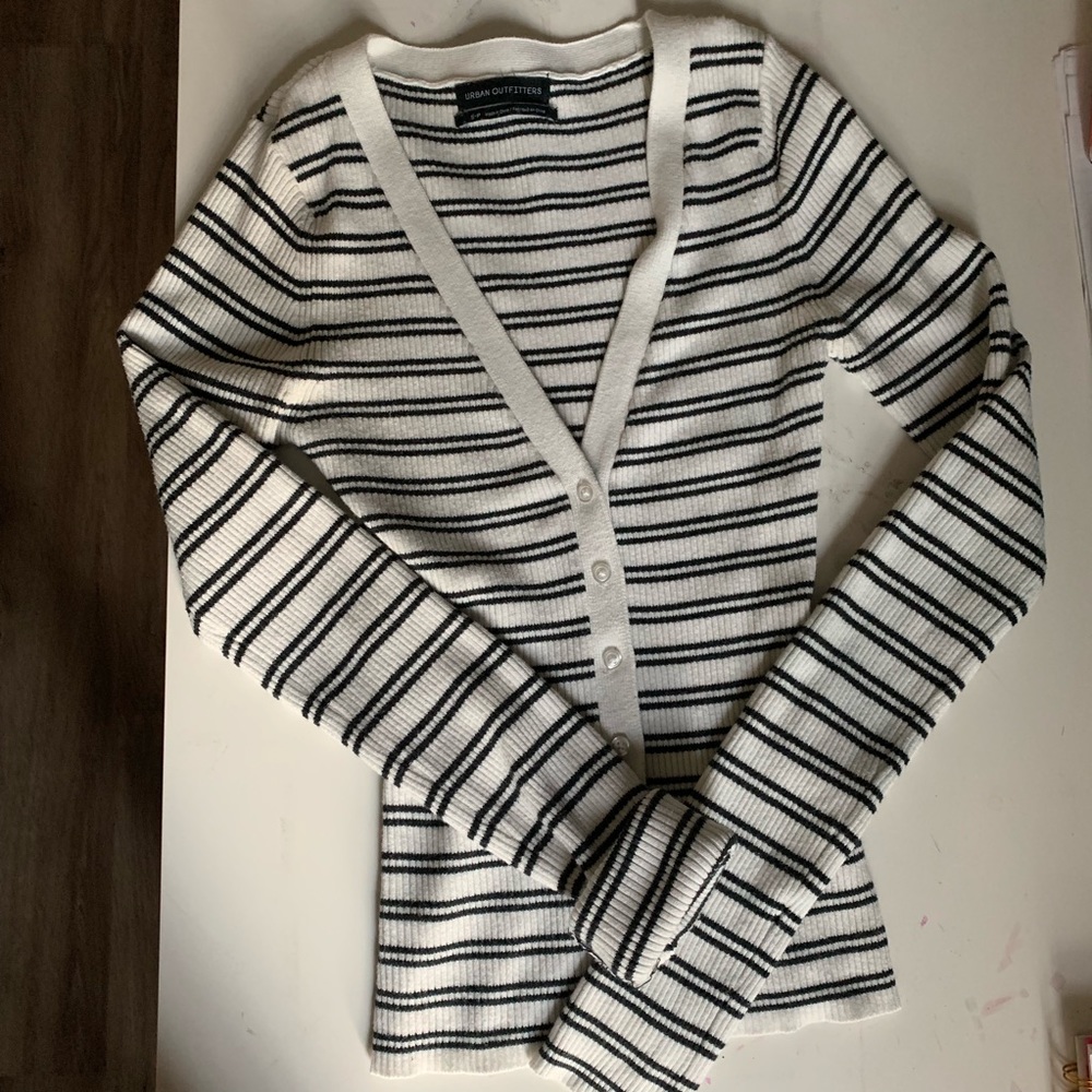Horizontal striped sweater